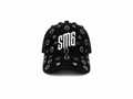 black rhinestone cap with sparkling design